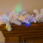 20 Light Non Connectable Multi LED Mini Lights White Wire